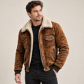 Sacha - Sherpa-Lined Winter Fleece Jacket for Men