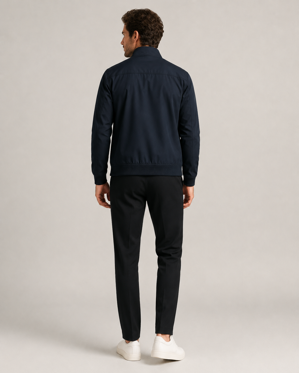 Rowan – Men’s Midnight Navy Lightweight Zip Jacket