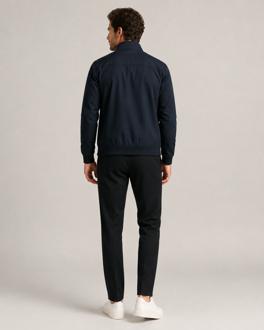 Rowan – Men’s Midnight Navy Lightweight Zip Jacket