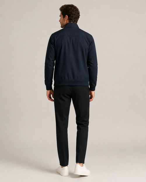 Rowan – Men’s Midnight Navy Lightweight Zip Jacket