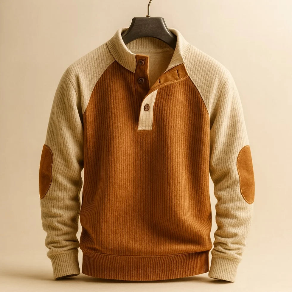 Casper - Textured Men's Chunky Knit Jumper