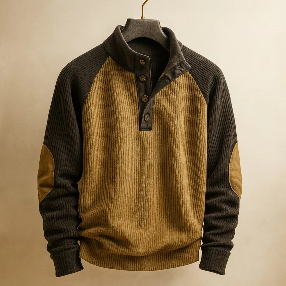 Casper - Textured Men's Chunky Knit Jumper
