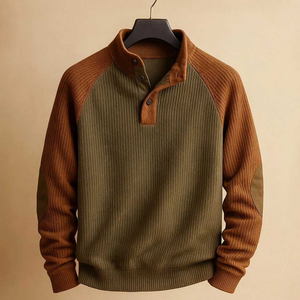 Casper - Textured Men's Chunky Knit Jumper