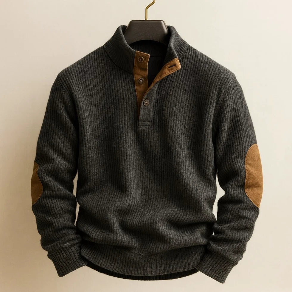 Casper - Textured Men's Chunky Knit Jumper