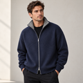 Ambrose | Mens Cardigan Zip Up Stand Collar