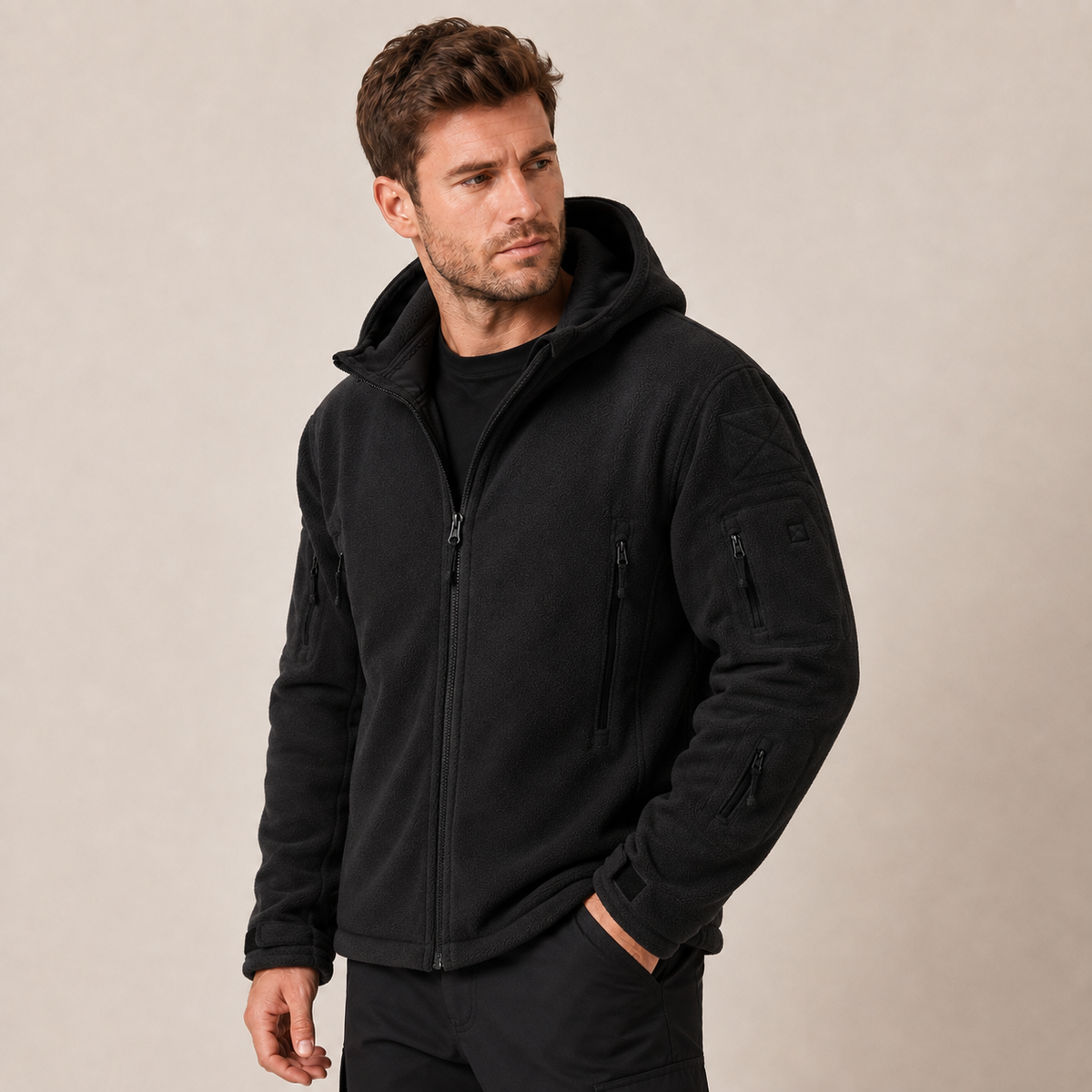 Jasper - Utility Fleece Jacket for Men