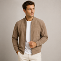 Florian - Suede-Touch Bomber Jacket Mens