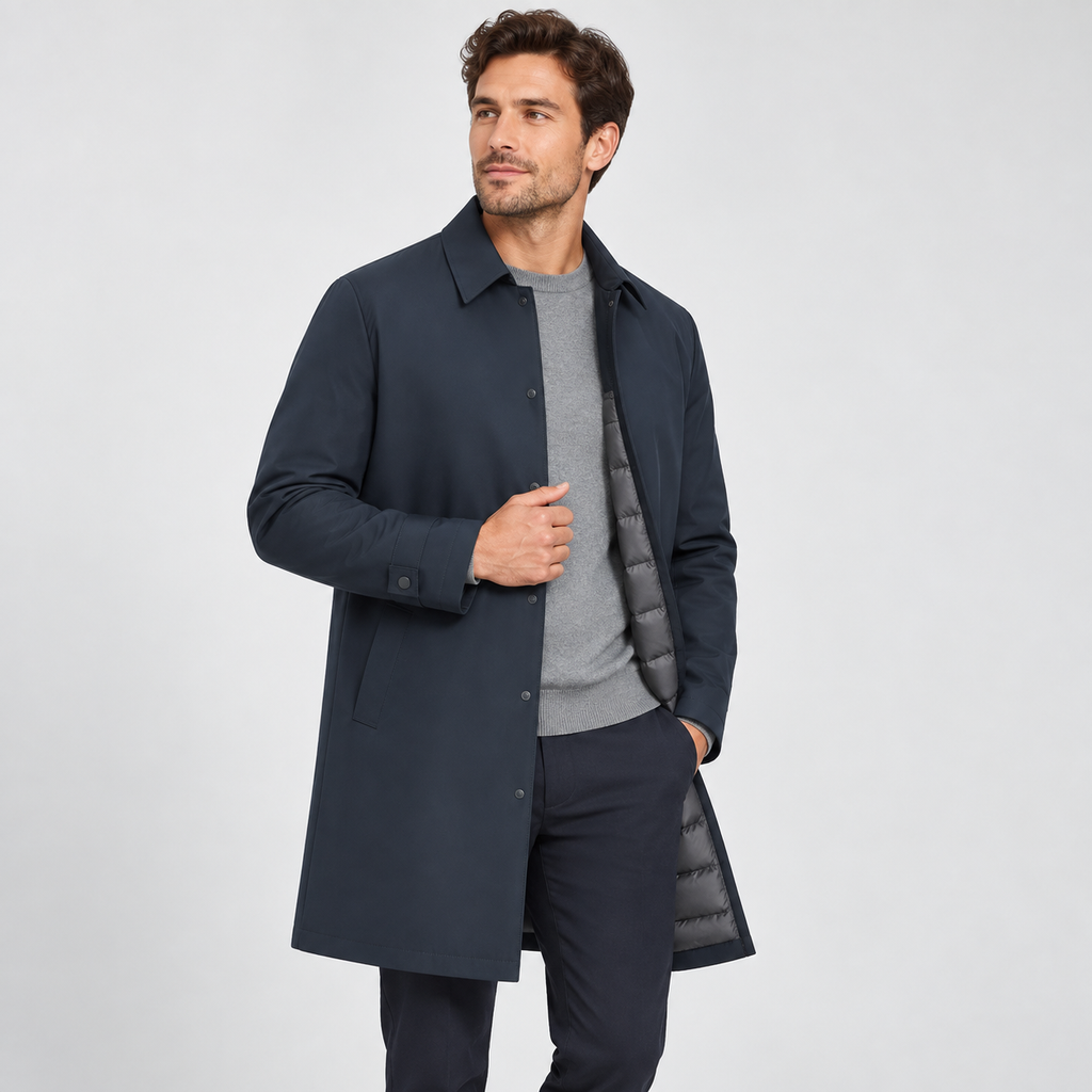 Everett - Insulated Trench Coat Men