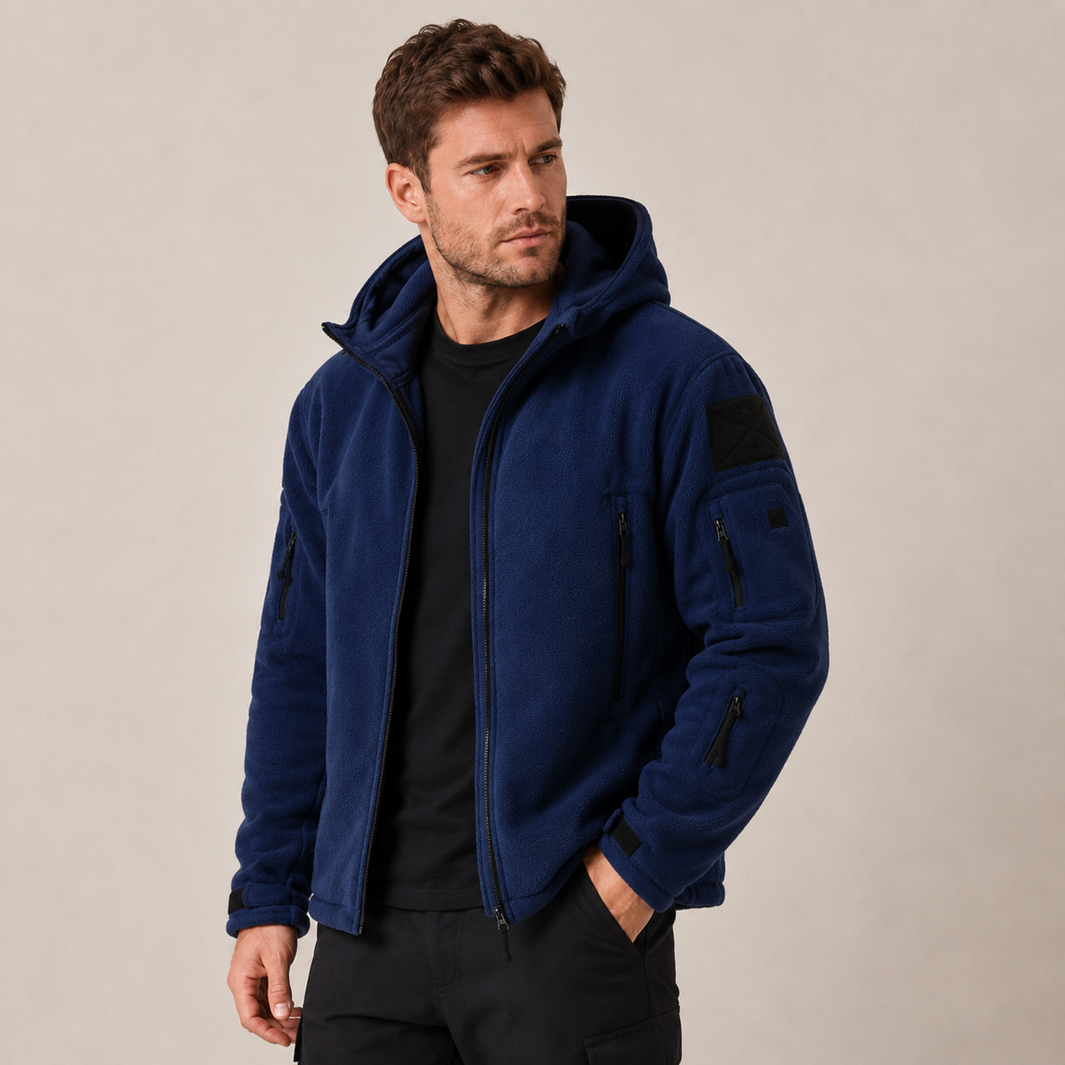 Jasper - Utility Fleece Jacket for Men
