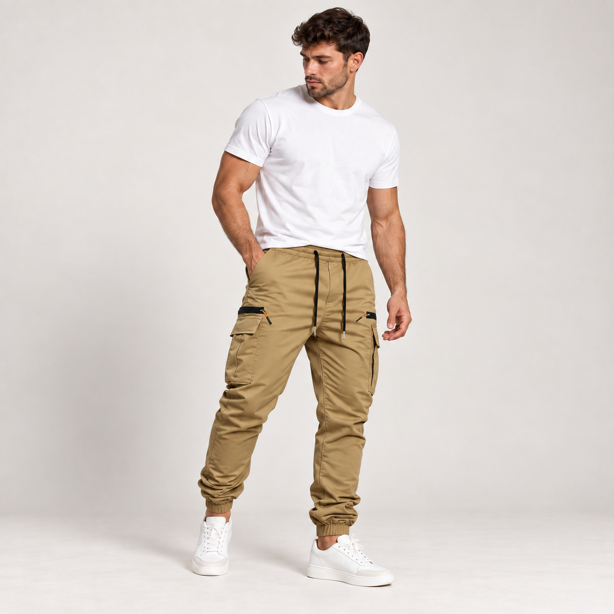 Dario - Tapered Cargo Trousers Men
