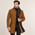 Lorenz - Colourblock Men's Wool Overcoat