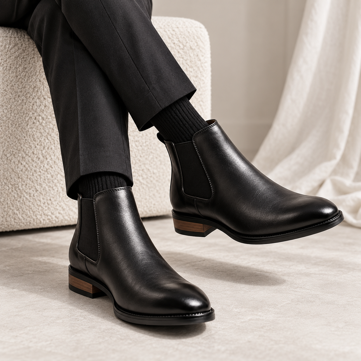 Hugo | Chelsea Boots Men Slip-On Ankle Boots