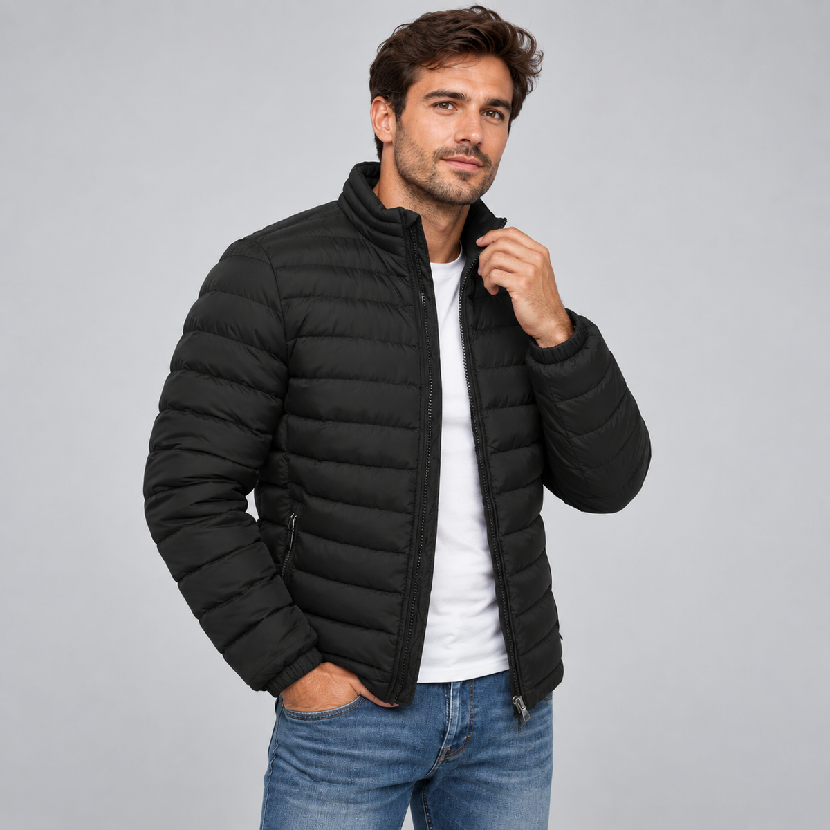 Ronan - Refined Puffer Jacket Men Quilted Everyday Style