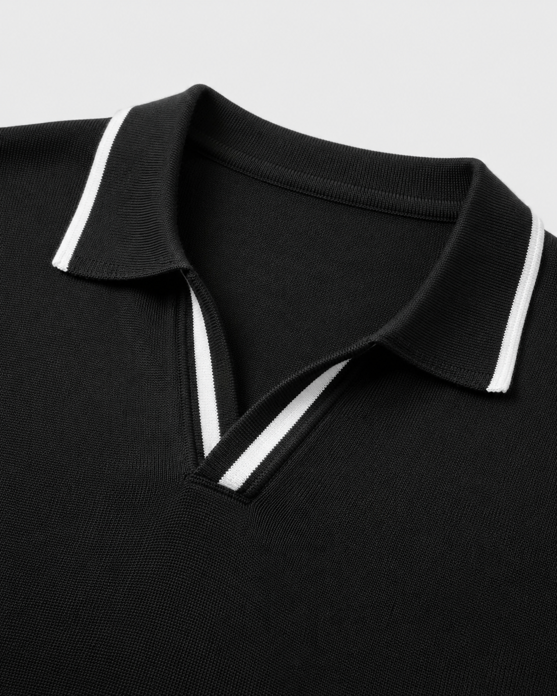 Luca – Men’s Contrast Trim Knitted Polo