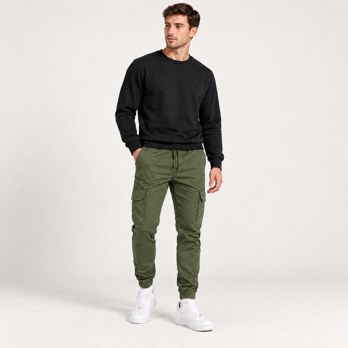 Nikolai - Tie-Waist Men's Cargo Pants