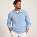 Roland - Textured Mens Quarter Zip Jumper