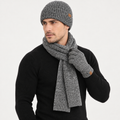 Otto - Knitted Beanie Hats for Men Winter Set