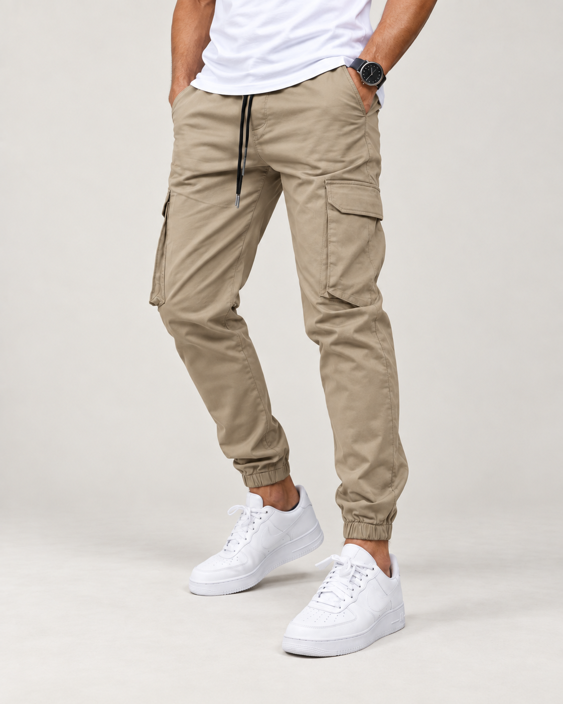 Reeve - Men's Cargo Trousers Slim Fit