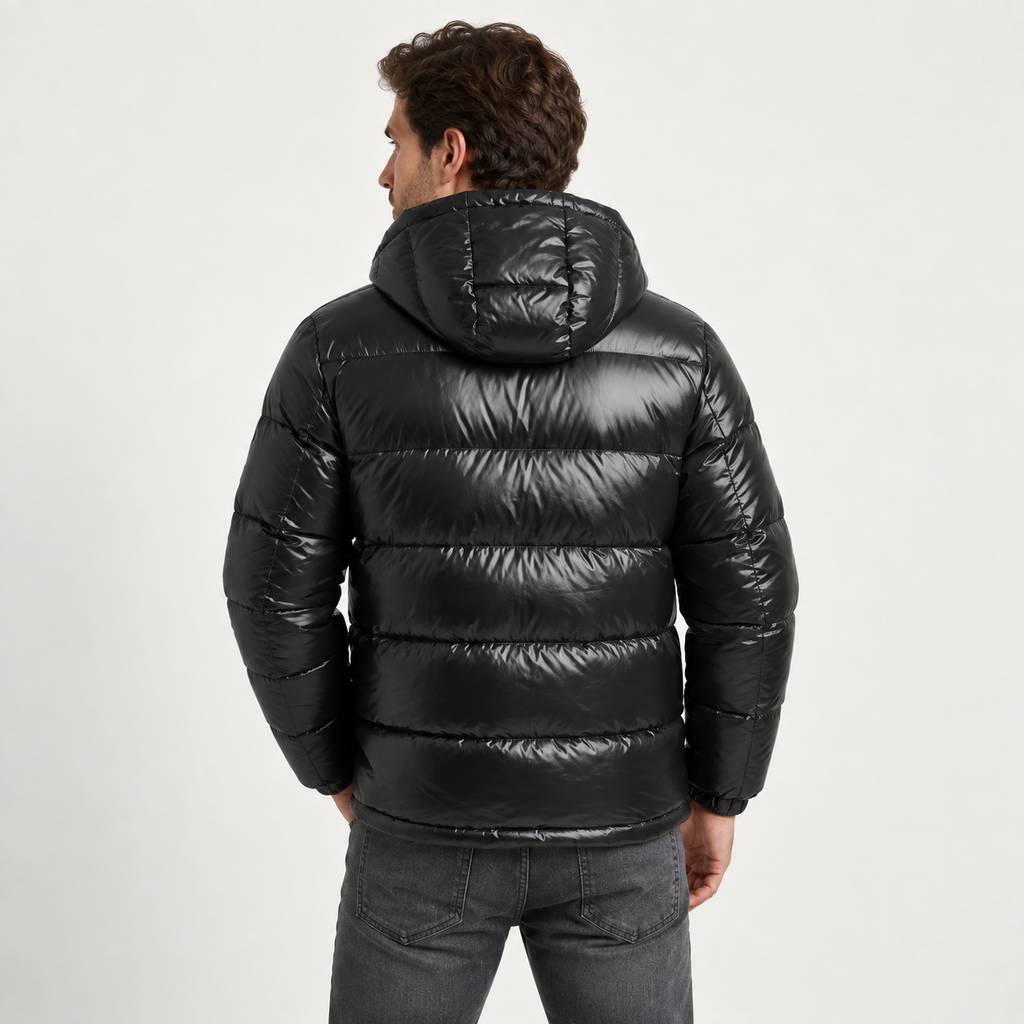 Dominic - Men's Black Puffer Jacket