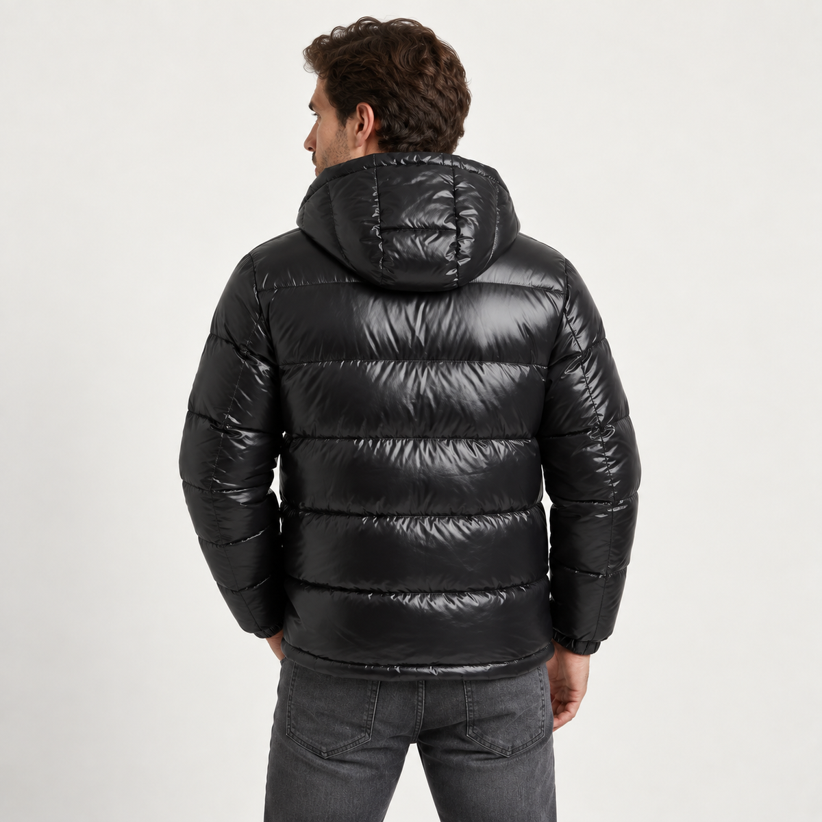 Dominic - Men's Black Puffer Jacket