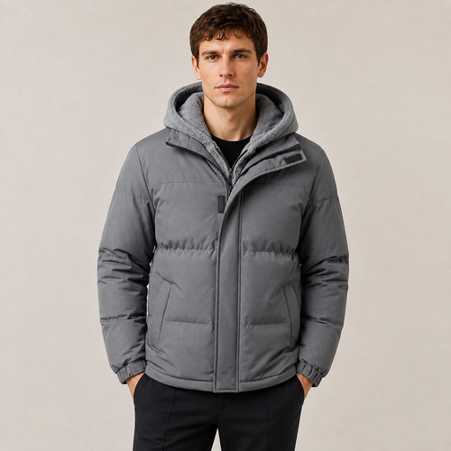 Alvin - Hooded Mens Puffer Jacket