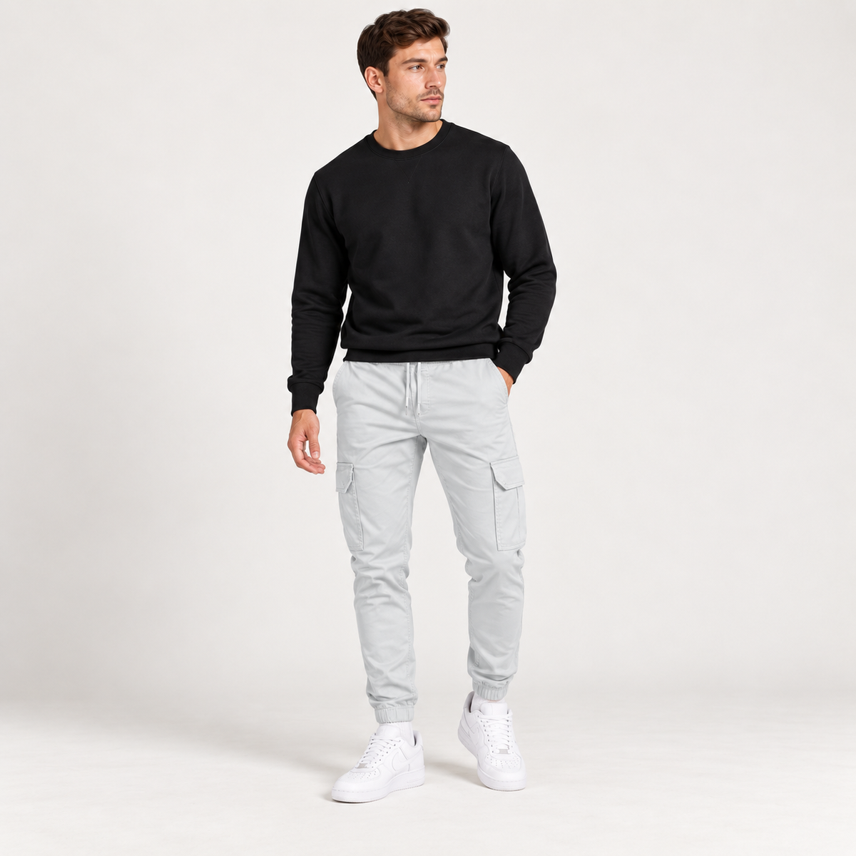 Nikolai - Tie-Waist Men's Cargo Pants