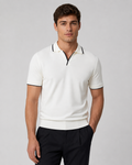 Luca – Men’s Contrast Trim Knitted Polo
