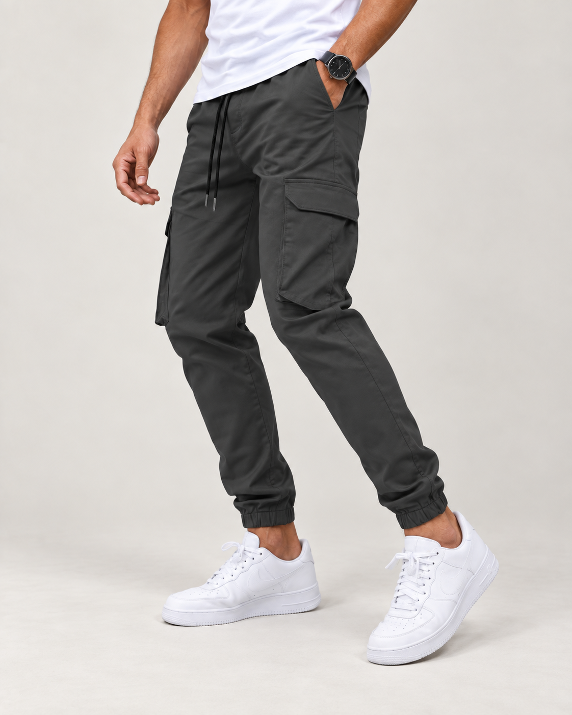 Reeve - Men's Cargo Trousers Slim Fit