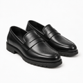 Osgood | Mens Penny Loafers Brogue Detail