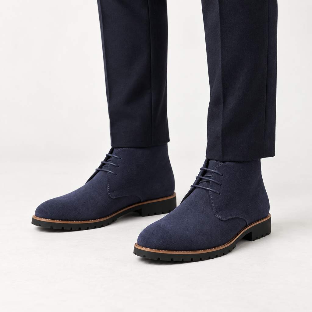 Maximilian | Mens Ankle Boots Slip-On Minimal