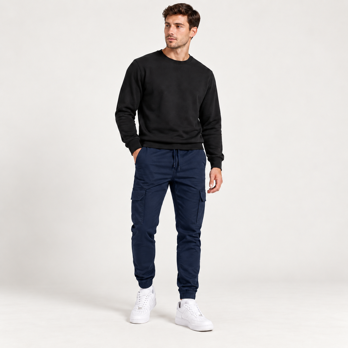 Nikolai - Tie-Waist Men's Cargo Pants