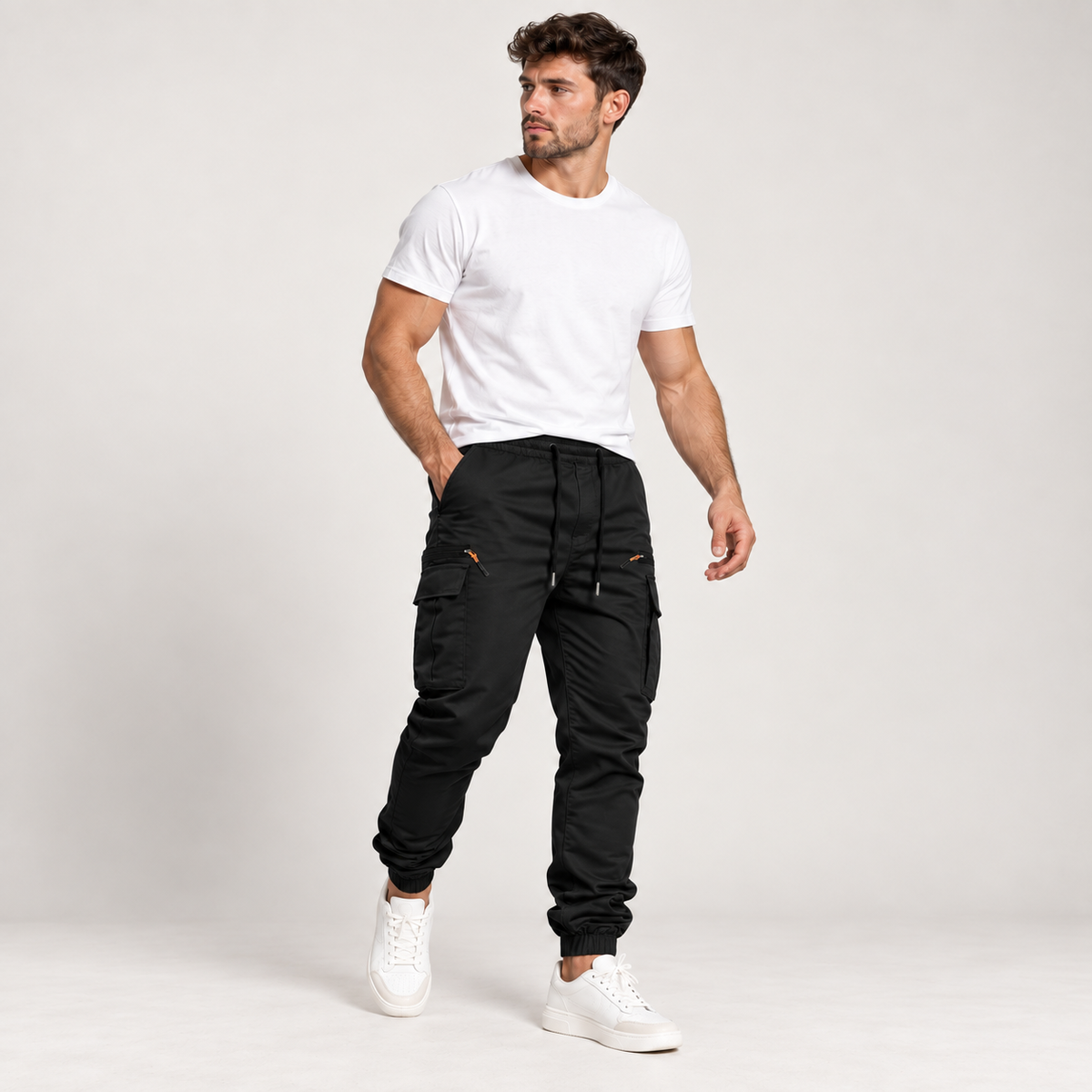 Dario - Tapered Cargo Trousers Men