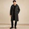 Silas - Hooded Men's Rain Coat
