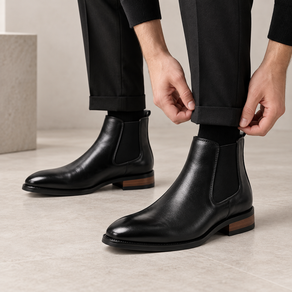 Hugo | Chelsea Boots Men Slip-On Ankle Boots