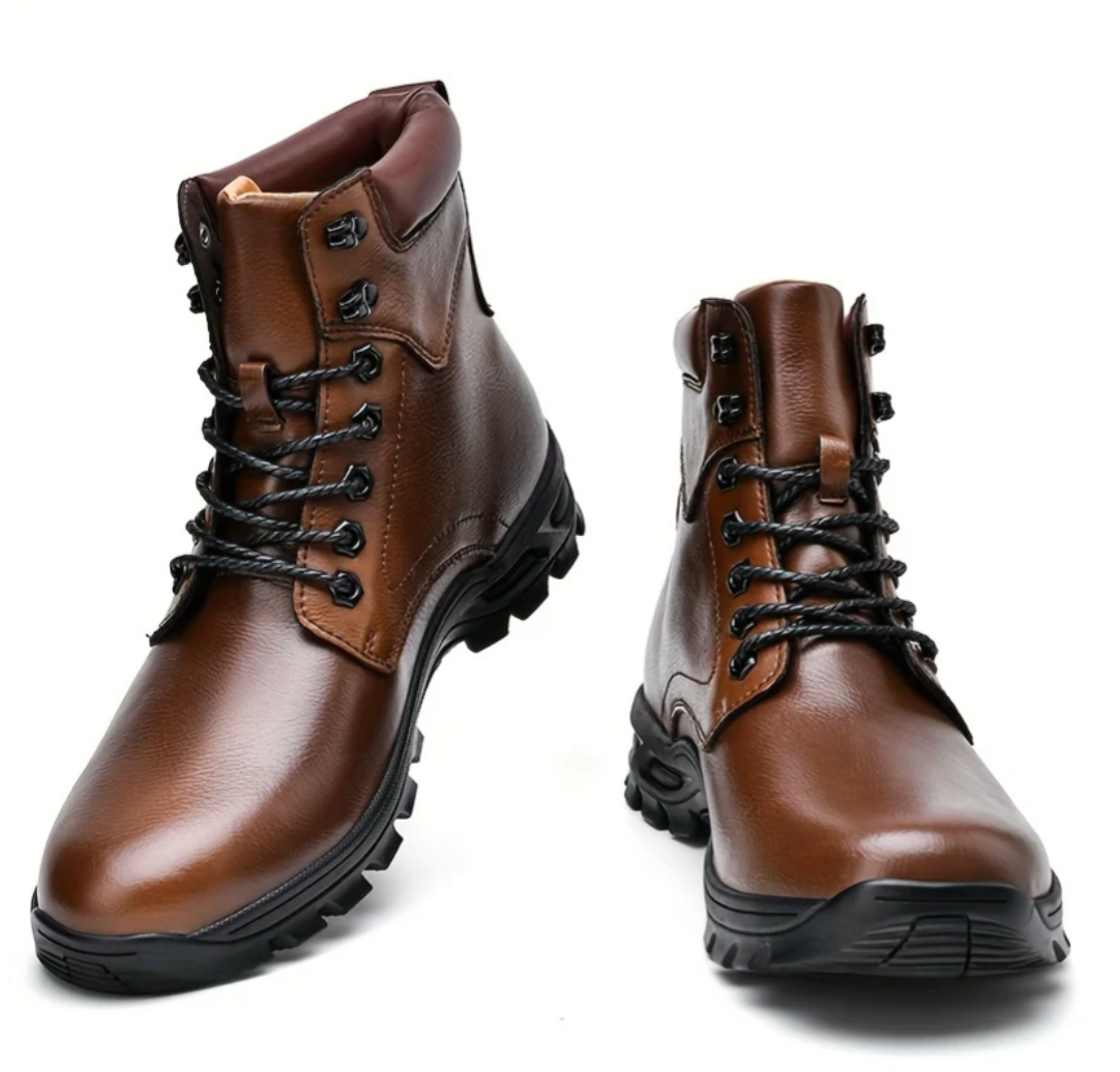 Barrett | Mens Work Boots Rugged Lace-Up Ankle Boots