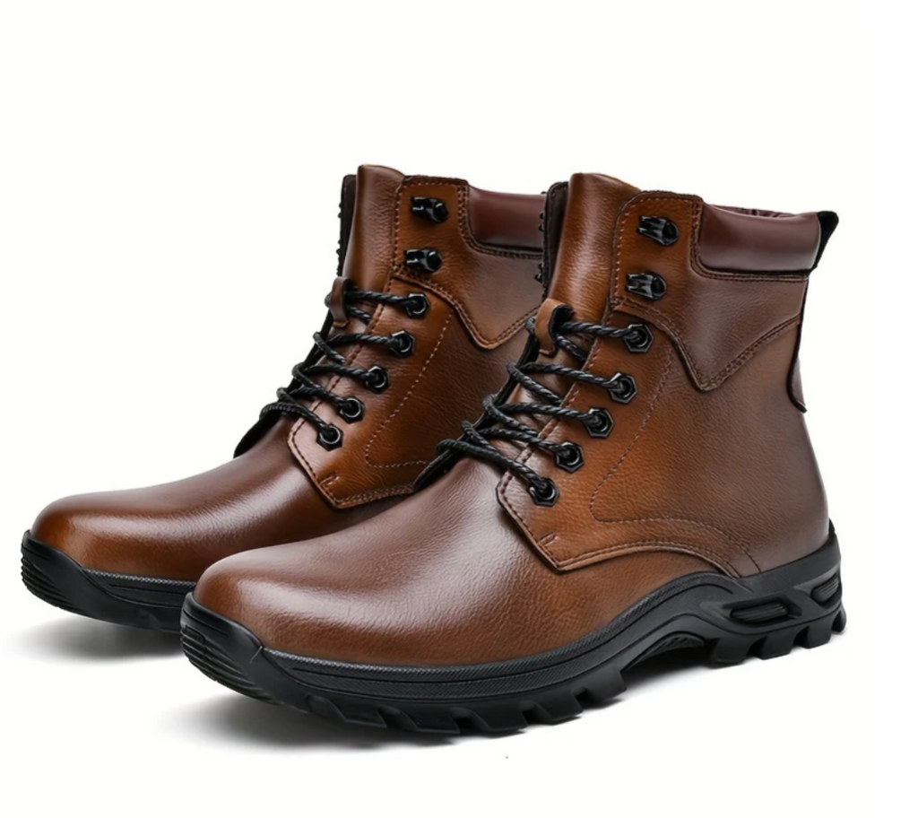 Barrett | Mens Work Boots Rugged Lace-Up Ankle Boots