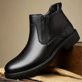 Leopold | Mens Ankle Boots Side Zip Smart Dress Boots
