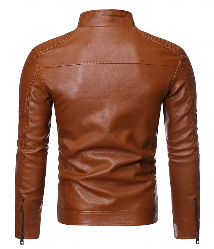 Rafferty | Biker Jacket Men Stand Collar