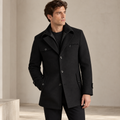 Matteo | Mid-Length Wool-Blend Pea Coat