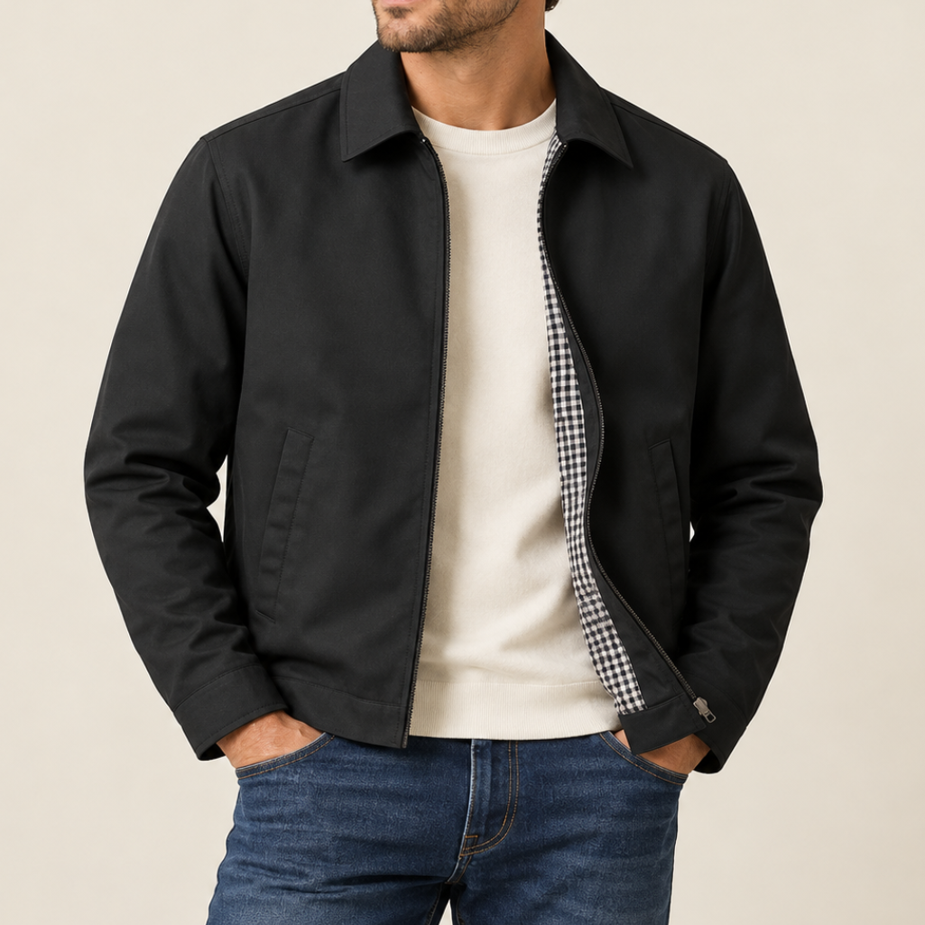 Callum | Classic Lined Zip Jacket