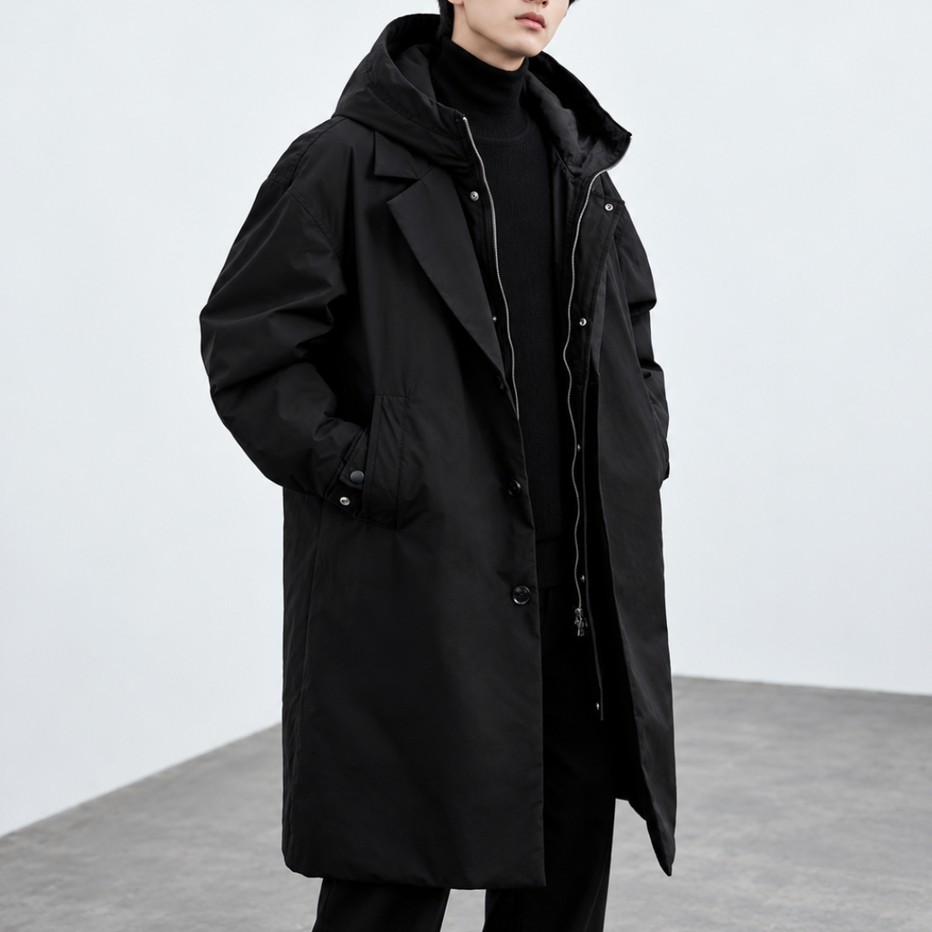 Leander | Long Hooded Coat