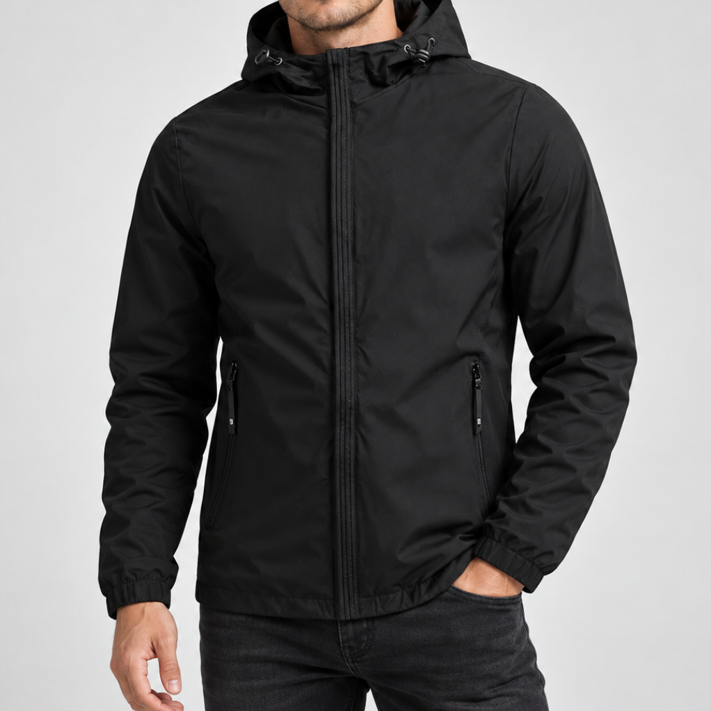Nolan | Water-Resistant Hooded Jacket