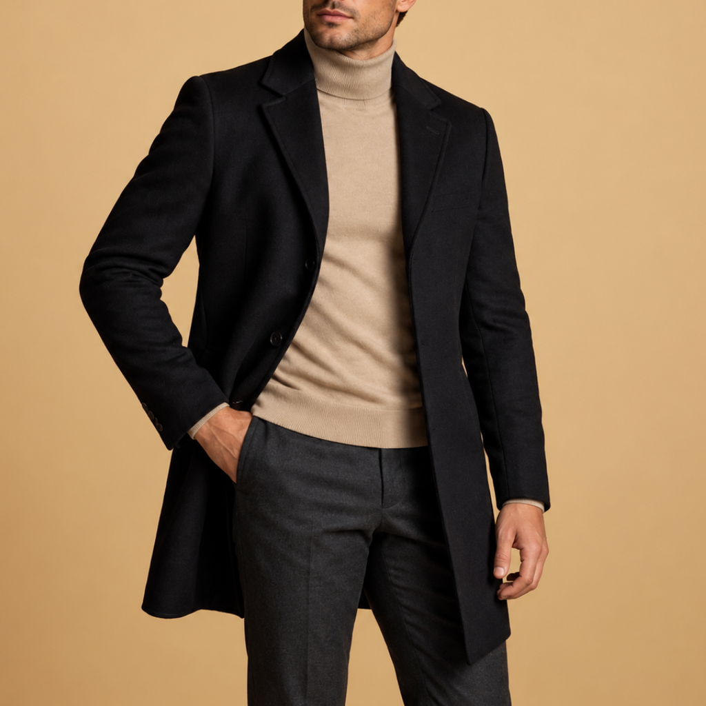 Alessio | Tailored Wool Overcoat
