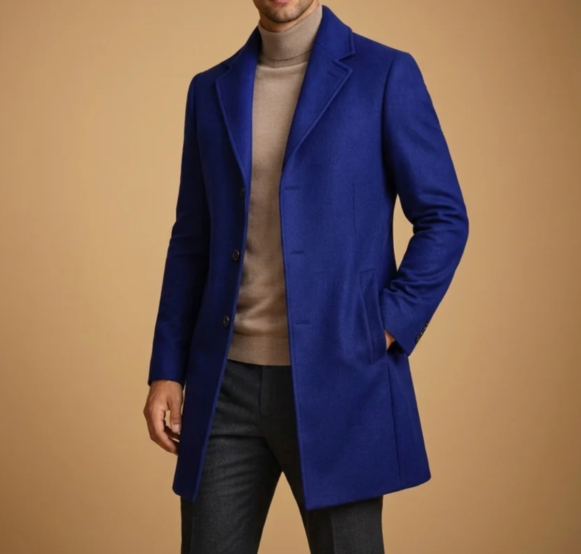 Alessio | Tailored Wool Overcoat