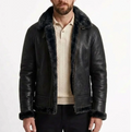 Dominic | Men's Textured Tailored Winter Coat – Warm Smart Casual Business Overcoat