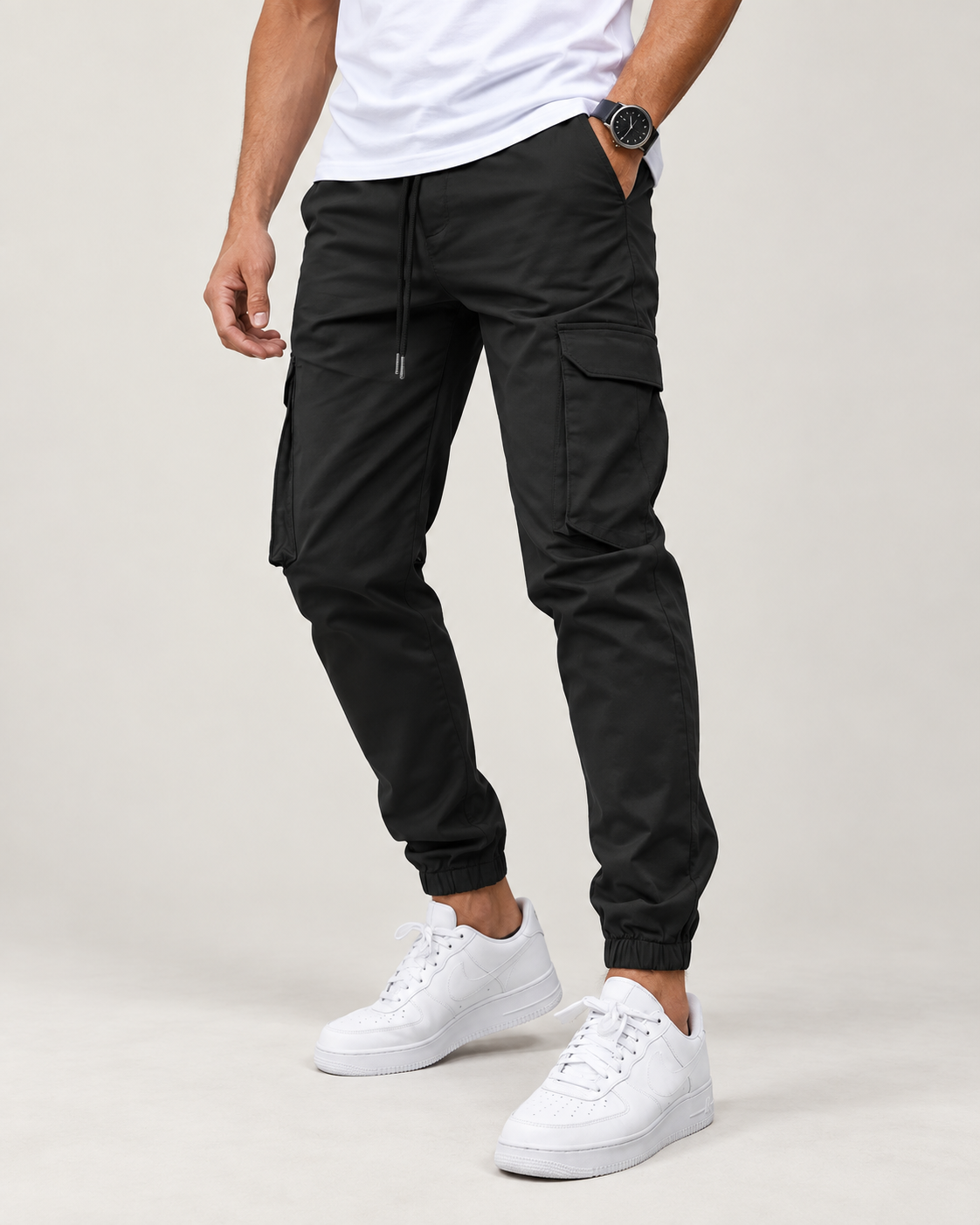 Reeve - Men's Cargo Trousers Slim Fit