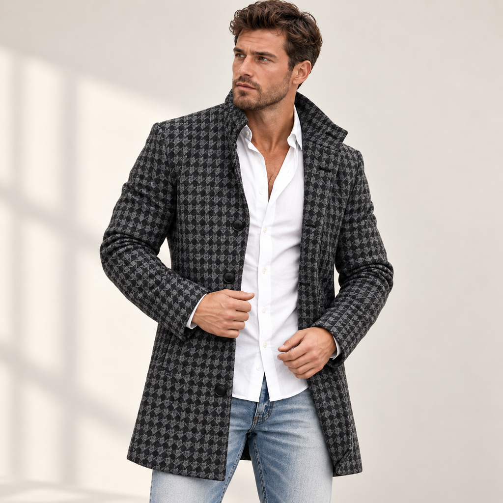 Finley - Structured Trench Coat Men