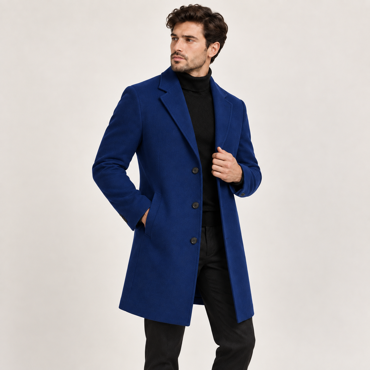 Weston - Refined Long Mens Overcoat