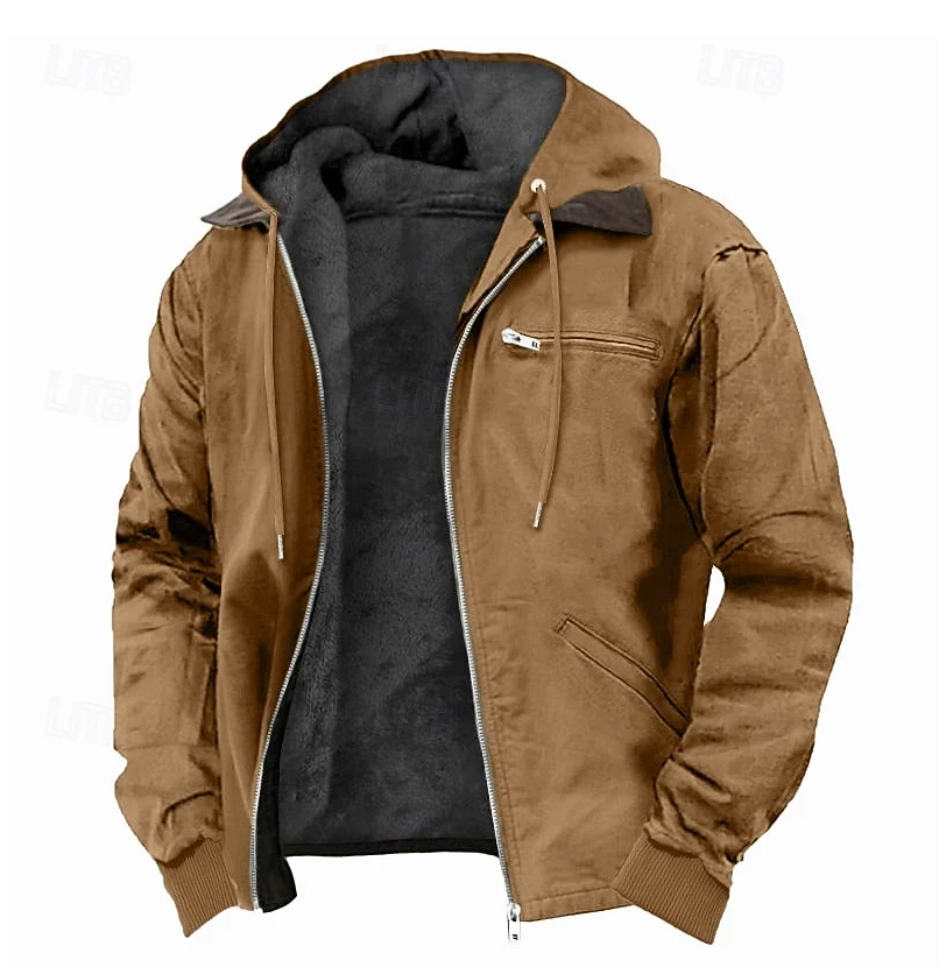 Alistair | Mens Winter Jackets Fleece Lined Hooded