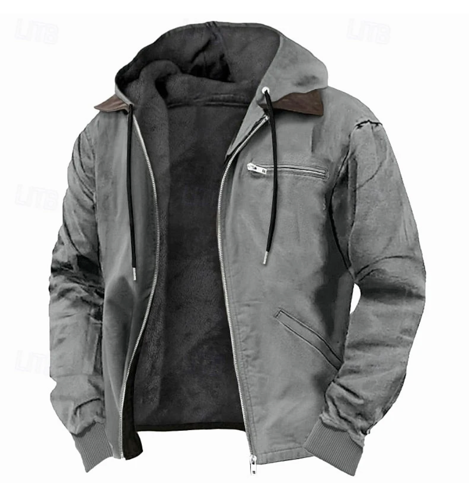 Alistair | Mens Winter Jackets Fleece Lined Hooded